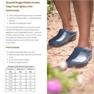 peips eco garden clogs
